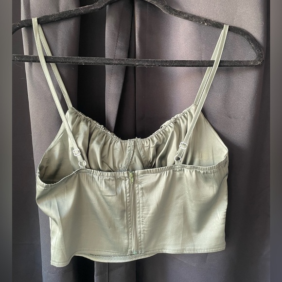 🎄Buy2Get1Free🎄Bluish greenish satin tank - Picture 5 of 6